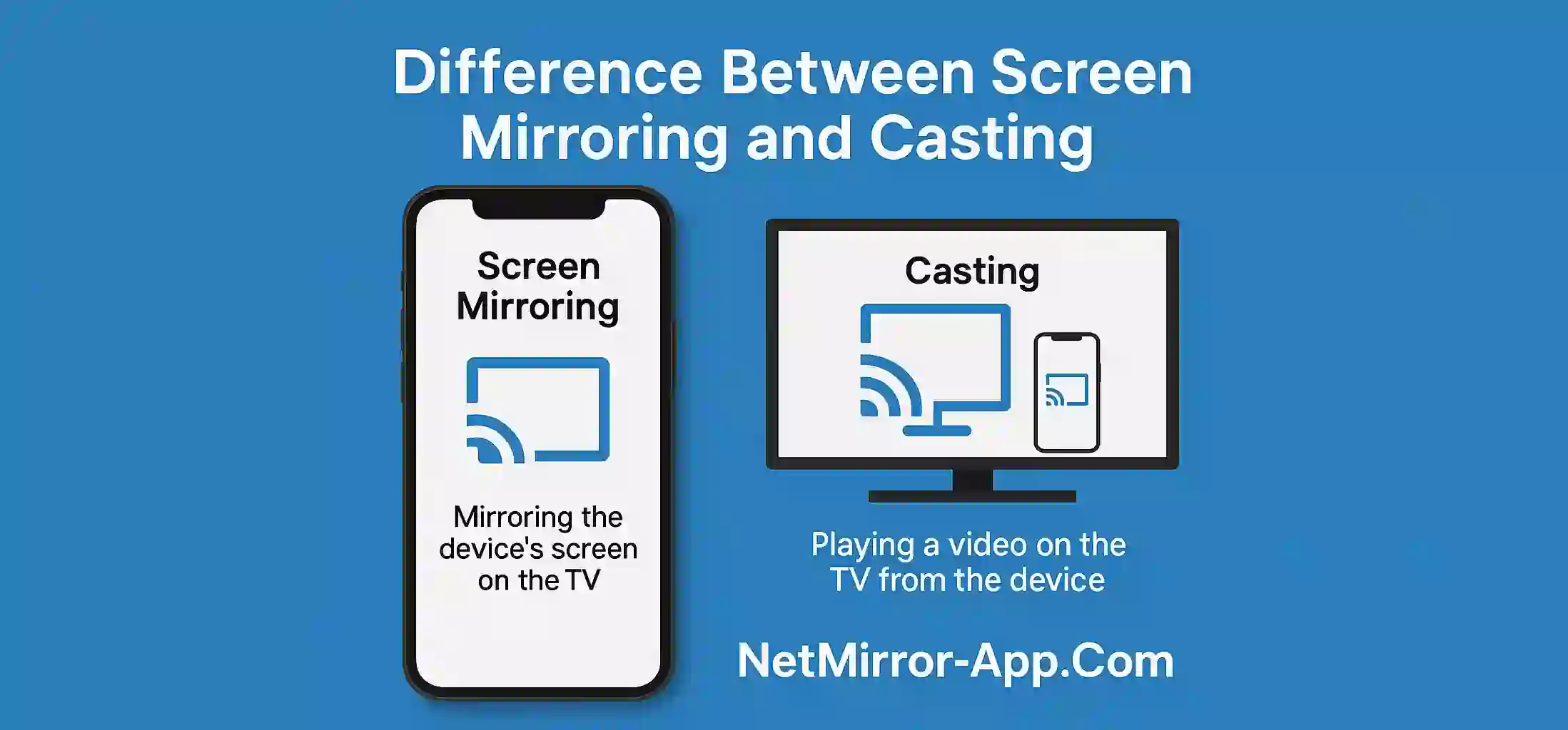 Difference Between Screen Mirroring and Casting (1)