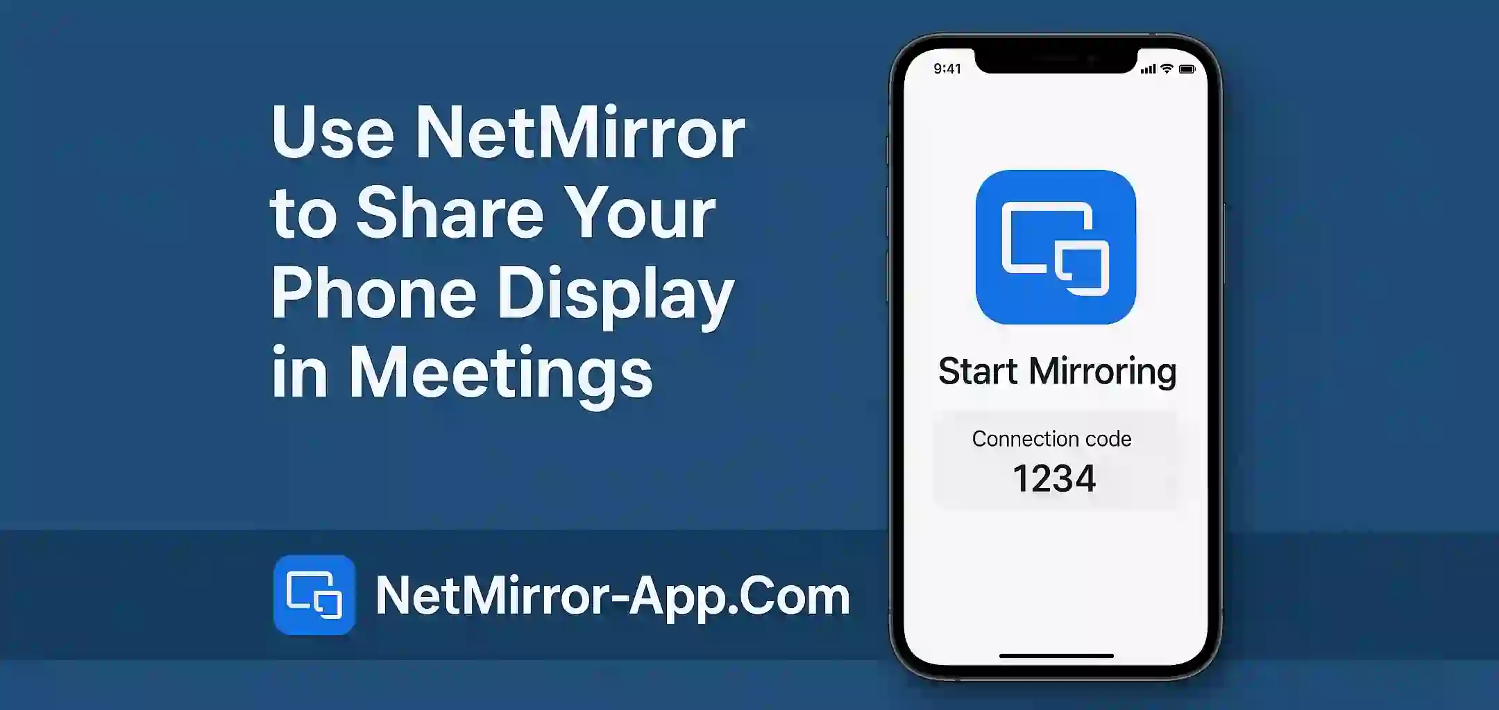Use NetMirror to Share Your Phone Display in Meetings (1)